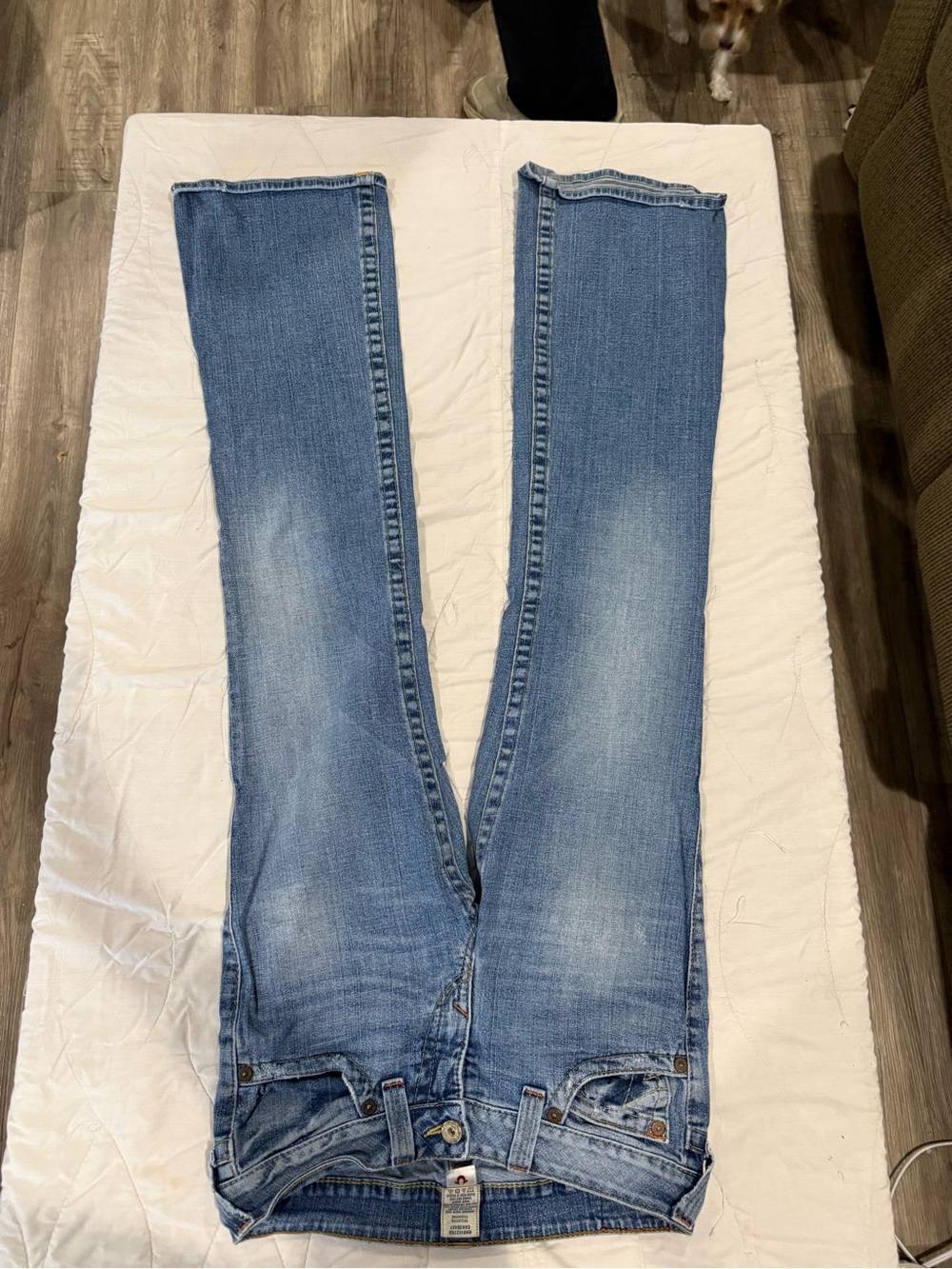 True Religion Light Blue Flare Jeans